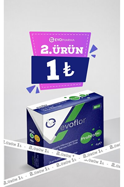 EVOPHARMA Probiyotik Mikroorganizma Içeren Takviye Edici Gıda 10 Saşe