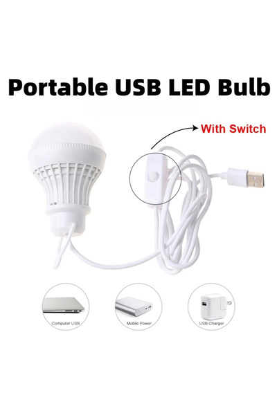 YTDMEN 7W DC5V 3/5/7W USB Book Light LED Reading Lamp Night Lamp 5V Portable ...