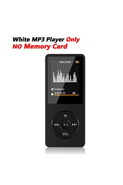 Choice مشغل MP3 محمول أسود اللون مزود بشاشة LCD رقمية، وراديو FM، وفيديو، ونظ...