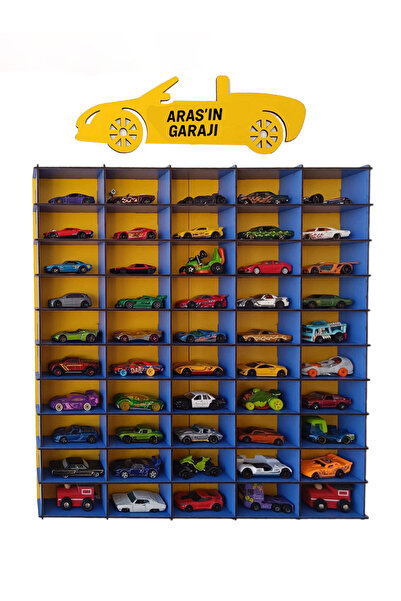 metafortoys Oyuncak Araba Rafı 50'li Fenerbahçe Temalı Sarı Lacivert