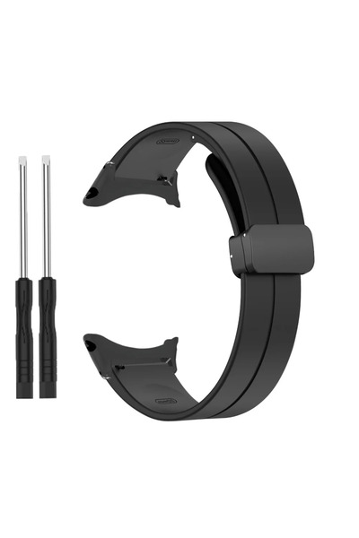 Choice3 black Magnetic Buckle Silicone Strap For SUUNTO CORE Smart Watch Watc...