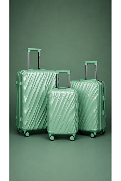 WAF Luggage Set WAVE 3PCS 20/24/28 Inch ABS & Polycarbonate Suitcase Set طقم ...