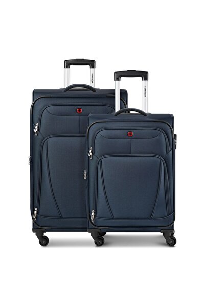 Wenger Beaumont 4-Rollen Kofferset M+L mit Dehnfalte