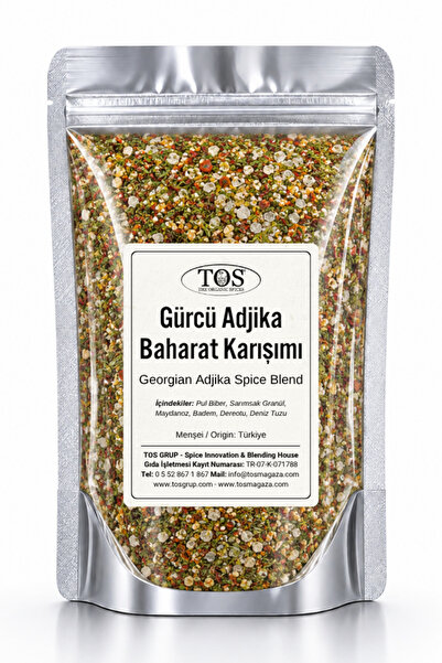 TOS The Organic Spices Gürcü Adjika Acuka Baharat Karışımı 100 gr Georgian Ad...