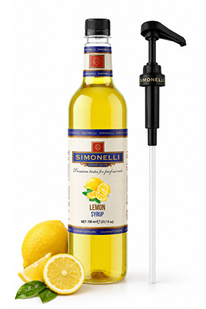 Simonelli Limon Aromalı Kahve Şurubu 700 ml (70 cl) - İçecek ve Kokteyl Şurub...