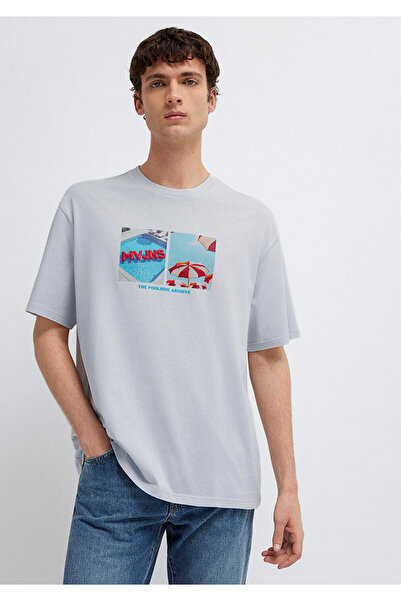 Mavi Mvjns Printed Open T-Shirt Loose Fit / Loose Comfortable Cut 0613656-70799