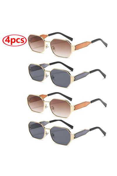 Choice show as picture 4pcs z07 New Fashion Vintage Sunglasses Women Men Bran...