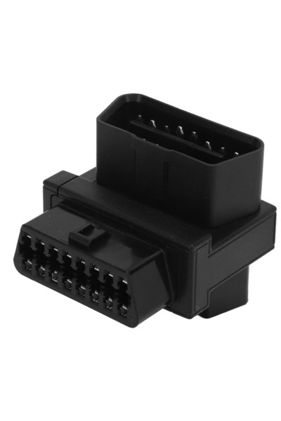 Choice Black ABS OBD2 Adapter 16 Pin Male to 2 Female Plug and Play Splitter ...