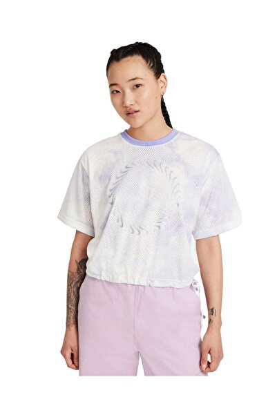 Nike W NSW ICN CLSH TOP MESH AOP CZ9324-569 Μωβ