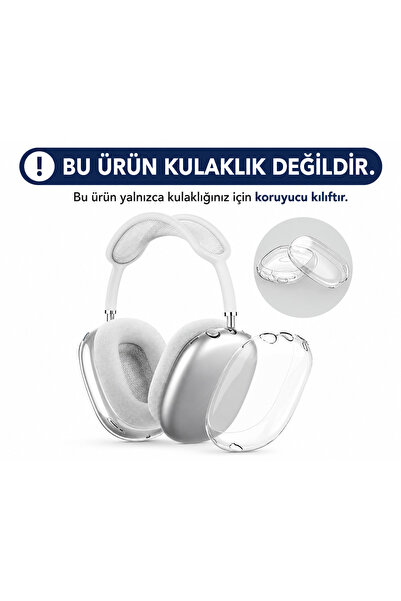 kılıfbenim Airpod Max Için Kılıf Kulaklık Max Kılıf Koruyucu Crystal Clear Tp...
