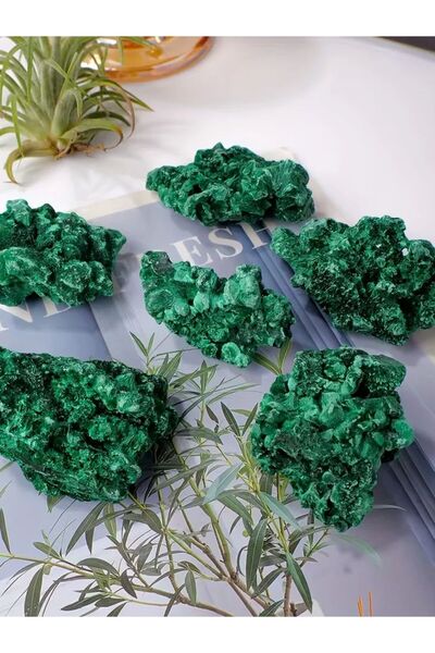 Choice1 50g(about 1-4pcs) 10g/50g/100g Natural Malachite Crystal Rock Mineral...