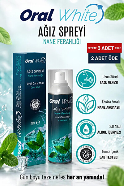 Oral White Cleaning Pro Ağız Kokusu Giderici Sprey (AĞIZ KOKUSU ÖNLEYİCİ SPREY)