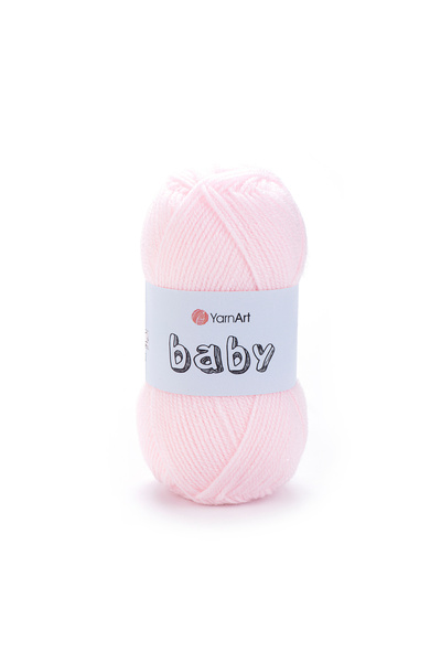 Yarnart Baby - Baby Hand Knitting Rope Powder Pink-853