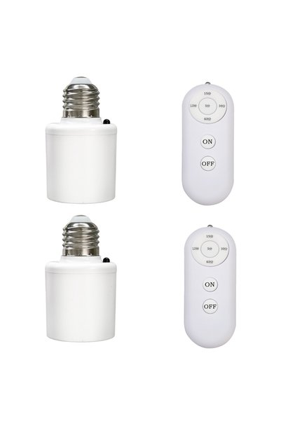 Choice5 AC85V-265V 2 Base 2 Control Multiple Controls E27 Wireless Remote Con...