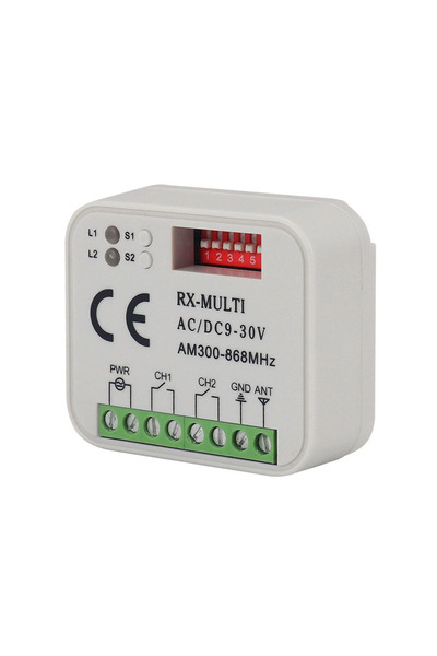 Choice3 300-868MHZ Receiver Controller AC DC 9-30V AM300-868MHz door push rod...