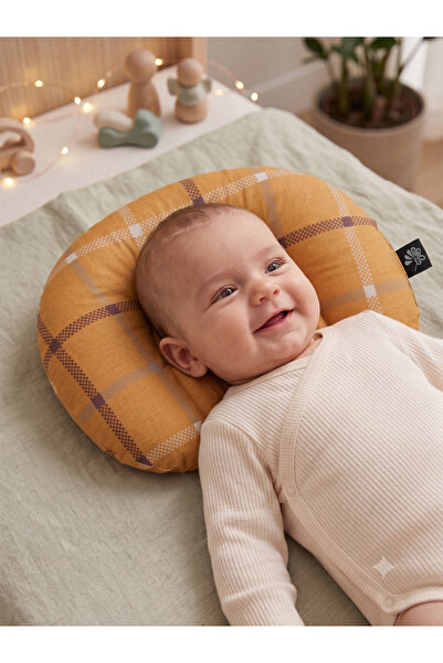 ubeybi 100% Cotton Anti-Sweat Baby Head Support Pillow Universal Stroller Bab...