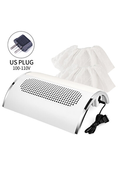 Choice3 US PLUG (100-110V) 3 Fans Powerful Suction Professional Nail Dust Col...