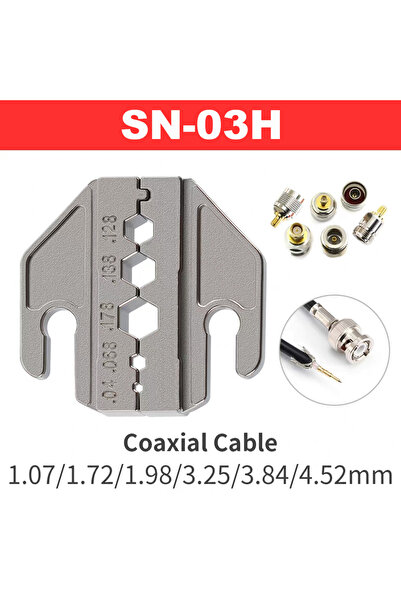 Choice4 SN-03H SN Crimping Tool Pliers Crimp Jaw Set, 4mm Slot Jaws, SN-48B/5...