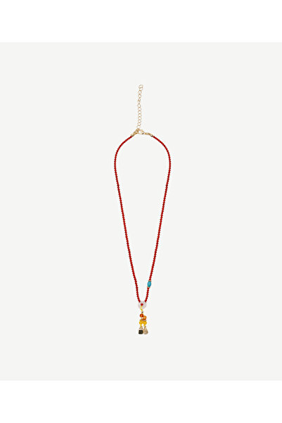 Yargıcı Agate and Glass Stone Detailed Necklace