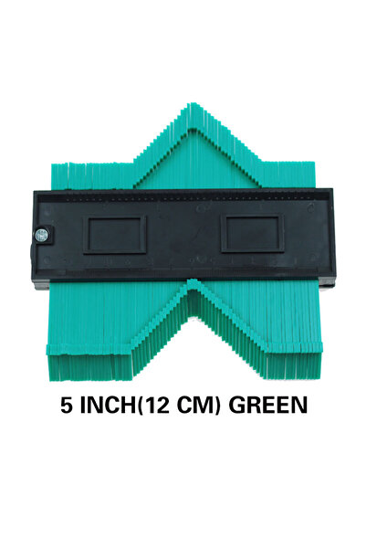 Choice 5 Inch Green Profile Contour Gauge Line Copier Ruler Cutting Template ...