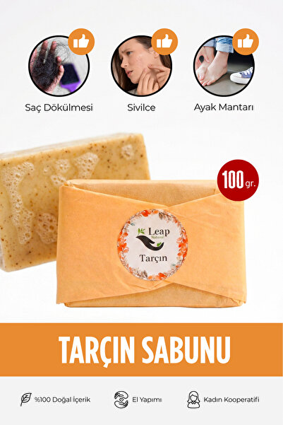Tarçın Tanecikli Doğal Sabun | Kan Dolaşımı Destekleyici | 100 gr