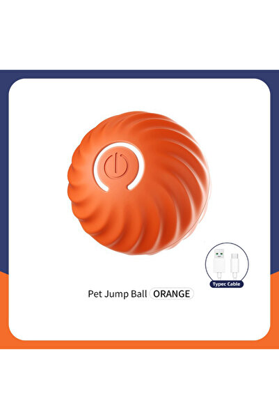 Choice Orange Smart Dog Toy Ball Electronic Interactive Pet Toy Moving Ball U...