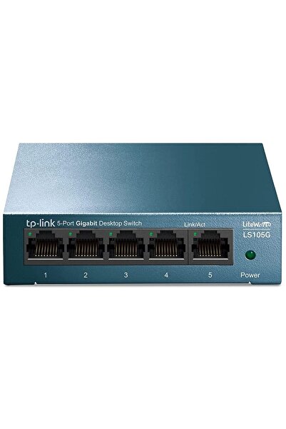TP-LINK Ls105G 5 Port 10-100-1000 Mbps Switch Metal Kasa