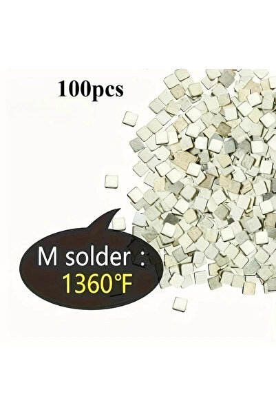 Choice8 100pcsper pack MT Silver Solder Wire Sheet for Jewelry Making High Me...