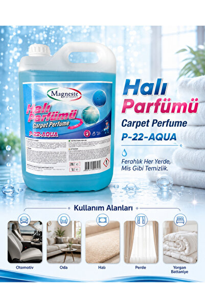 Magneste Halı Parfümü P-22 Aqua 5 L | ODA PARFÜMÜ | TEKSTİL PARFÜMÜ