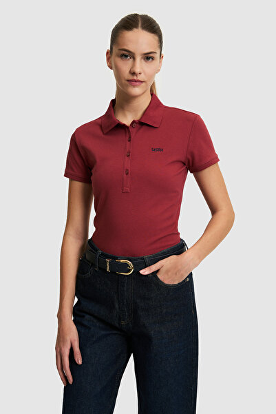 U.S. Polo Assn. Women's Cherry Basic T-Shirt 50323461-Vr223