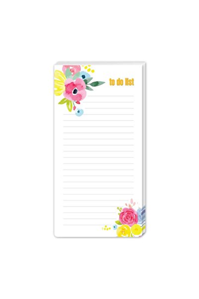 KESKİN COLOR K-Gift 8,6X16Cm 40 Sheets to Do List (To-Do Note Paper) Spring 4...
