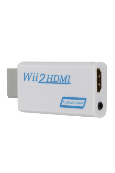 Choice محول أبيض من Wii إلى HDMI متوافق مع Wii إلى HDMI، صوت 3.5 مم لشاشة الك...
