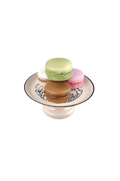 Choice MULTI 1:6 Miniature Resin Macarons, 4 Pieces, with Iron Tray, Suitable...