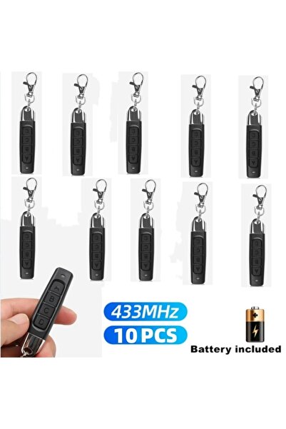 Kebidumei 10PCS ABCD Type 433mhz Wireless Remote Control 433.92Mhz Receiver M...