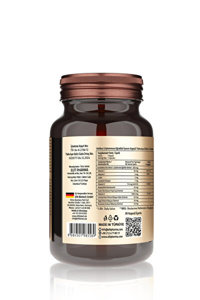 Validus Löykotomos Fern 500 mg - Astaksantin 20 mg 30 Capsules