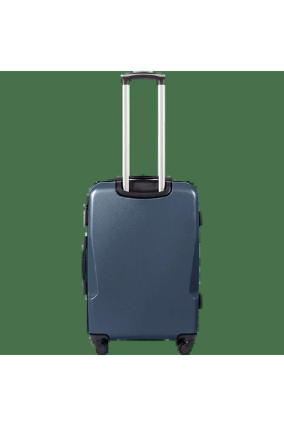 WINGS BRAND Valiză medie WINGS PLOVER 24", albastru închis, ABS+, 4 roți spinner