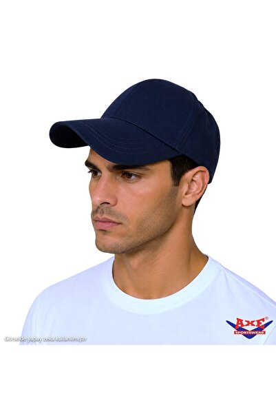 AXE SPORTSWEAR Unisex Navy Blue Micro Fabric Sports Baseball Cap Hat with Adj...