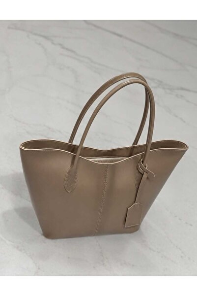 GlowSa Women's Large Size Shoulder Bag Mink