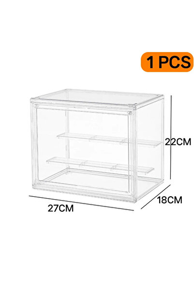Choice Compartment-1PC Clear Display Box for Fingures Clear Acrylic Foldable ...