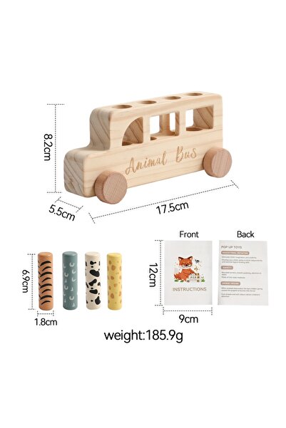 Choice 1 Montessori Toys Baby Finger Fine Sports Game Animal Skin Cognition E...