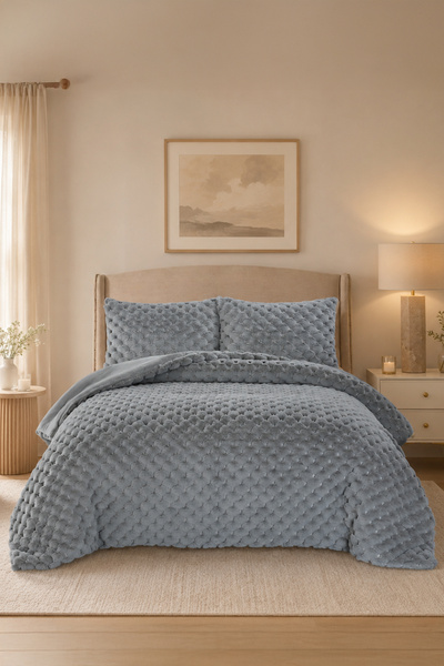 Elart Victoria Comfort Uyku Seti Çift Kişilik Gri