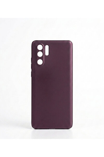 ZM STORE Huawei P30 Pro Kılıf Premier Mürdüm Silikon Kapak