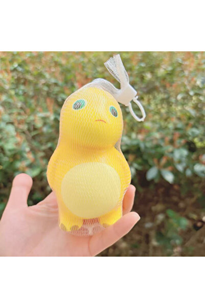Choice bilibili YELLOW Dinosaur Figure Little Milk Dragon Decompress Toys Squ...