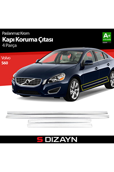 S Dizayn S-Dizayn Volvo S 60 Kapı Koruma Çıtası Krom 2011-2013 7702400