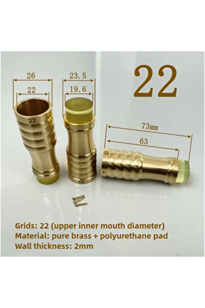 Choice 1PCS 22mm 1PCS Brass Cane Crutch Tip with Anti-Skid 12mm-26mm for Hiki...