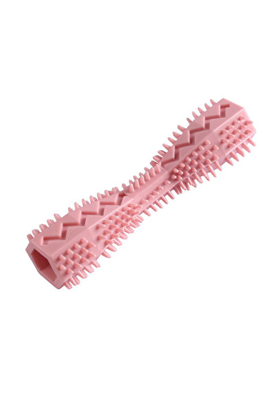 Choice1 Pink Pet Supplies Dog Chew Stick Bite Resistant Pet Fun Leaky Food TP...