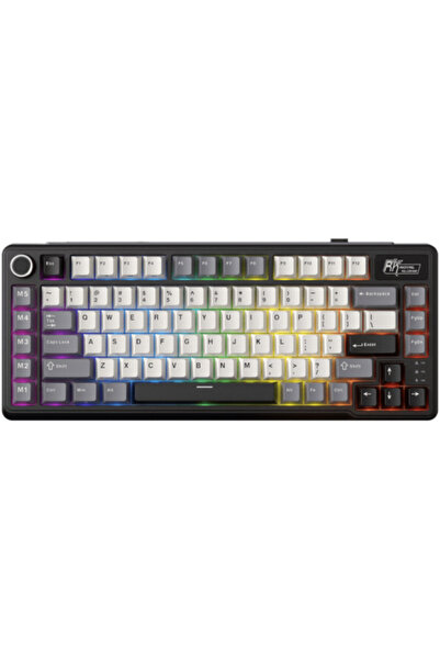 ROYAL KLUDGE Tastatură Gaming RK-L75, switch-uri Bej, iluminare RGB, cu fir, ...