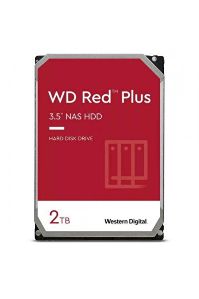 WD Σκληρός Δίσκος Western Digital Red Plus, 2TB, 5400rpm, SATA-600
