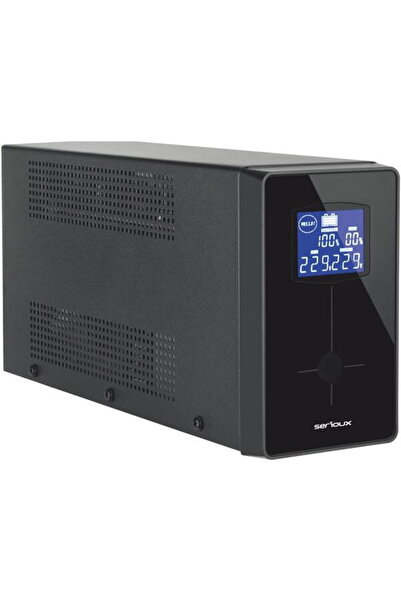SERIOUX UPS LCD1200LI, Line Interactive, 1200VA/720W, ecran LCD, 4 Prize Schu...