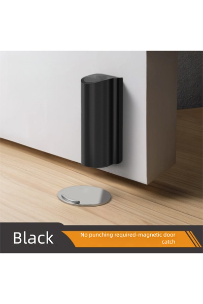 choice2 Black Magnetic Door Stopper -Avoiding Door Damage, Prevents Door Slam...